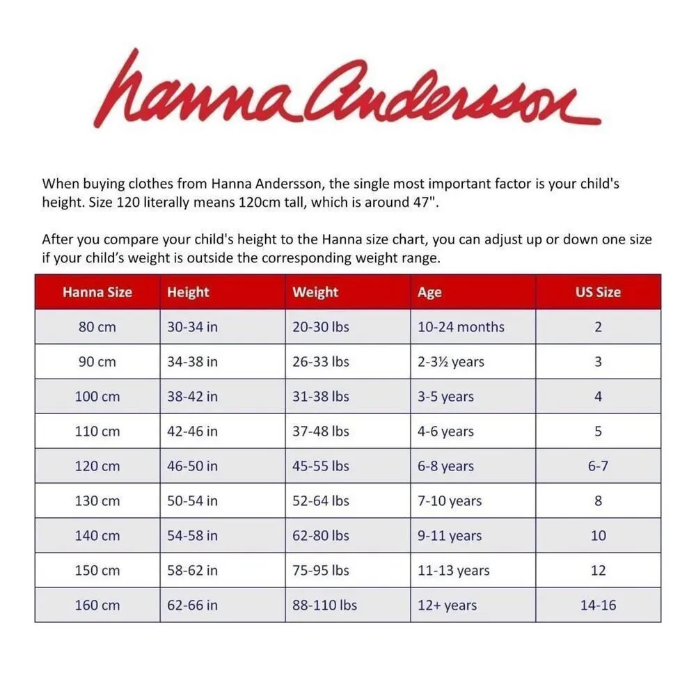Hanna Andersson excellent used